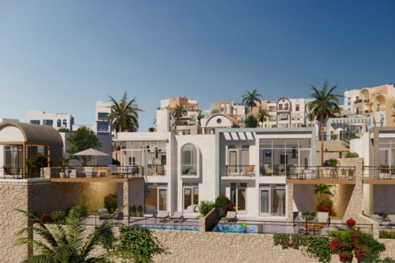 Fully finished twin villa with sea view